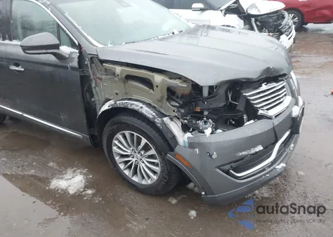 2017 Lincoln Mkx Select z USA, uszkodzony, nr VIN 2LMPJ8KR0HBL52611